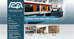 Desktop Screenshot of metrocustomplastics.com