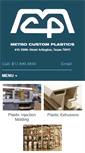 Mobile Screenshot of metrocustomplastics.com